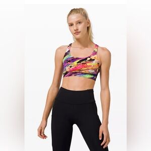 59). Lululemon Colorful Sports Bra | Size 4 | Built-In Padding